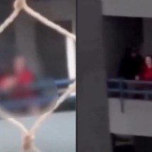 Casal é flagrado em momento íntimo na sacada e vira caso de polícia - Tupi