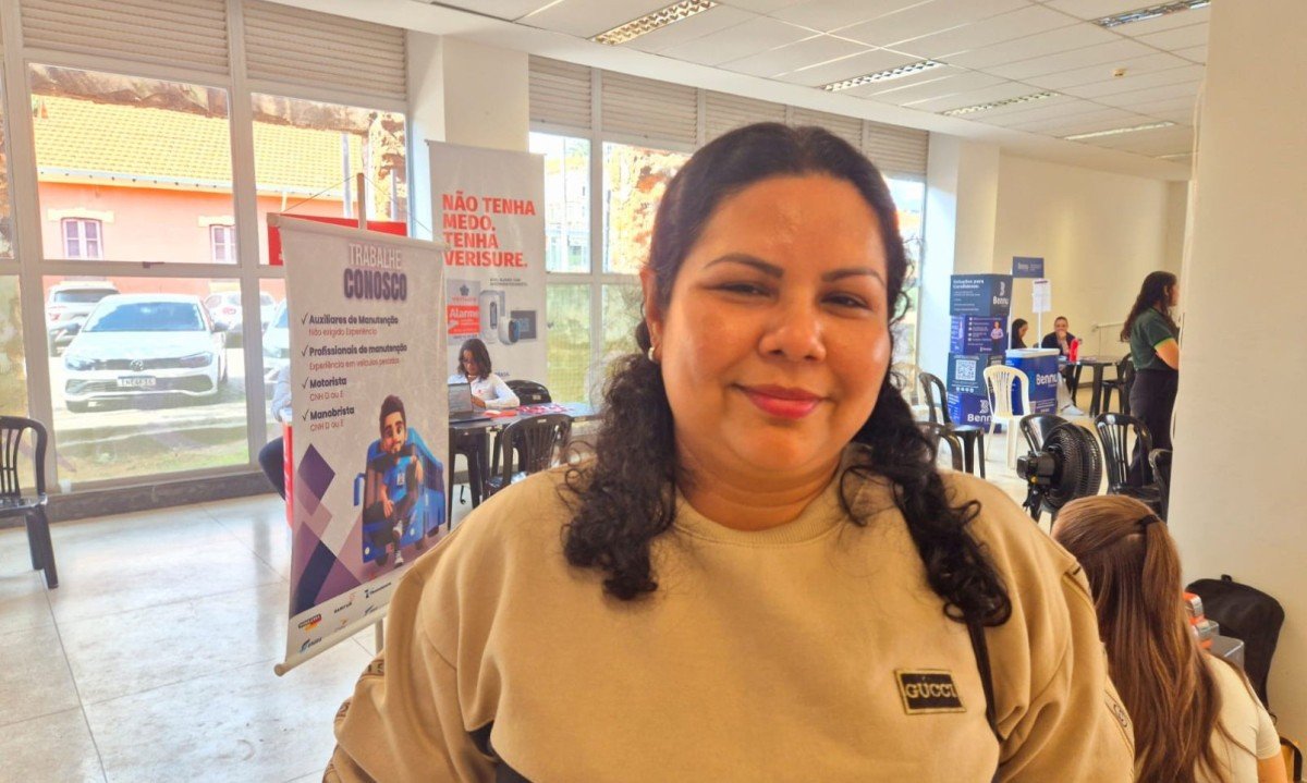 Juliana Rafaela Vieira busca um novo emprego -Jair Amaral/EM/D.A Press