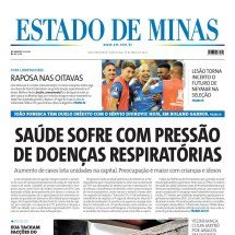 Capa impressa do Estado de Minas de 29/5/2026 -  jwilsoncarvalho.mg