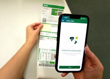 Nova ferramenta da Cemig permite que consumidores confirmem, pelo celular, se a conta de energia foi realmente emitida pela companhia antes de efetuar o pagamento -  (crédito: Cemig/Divulgação)