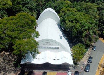 Teatro Francisco Nunes foi fundado em 1950, no Parque Municipal Am&eacute;rico Renn&eacute; Giannetti
 -  (crédito: Leandro Couri/EM/D.A Press)