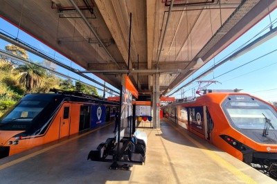 Novo trem no Metrô BH é inaugurado  -  (crédito: Jair Amaral/EM)