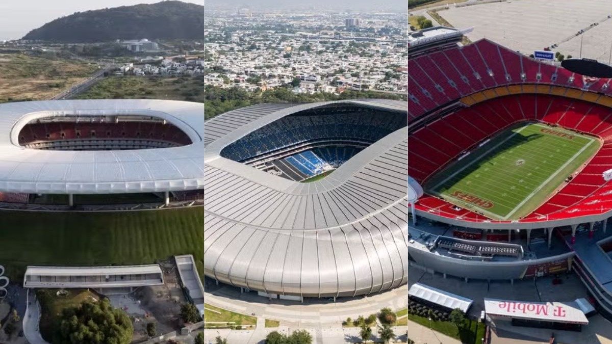 Est&aacute;dios que sediar&atilde;o a Copa do Mundo de 2026 nos EUA e M&eacute;xico exemplificam a mistura de tradi&ccedil;&atilde;o e modernidade da infraestrutura do torneio. -  (crédito: koko)