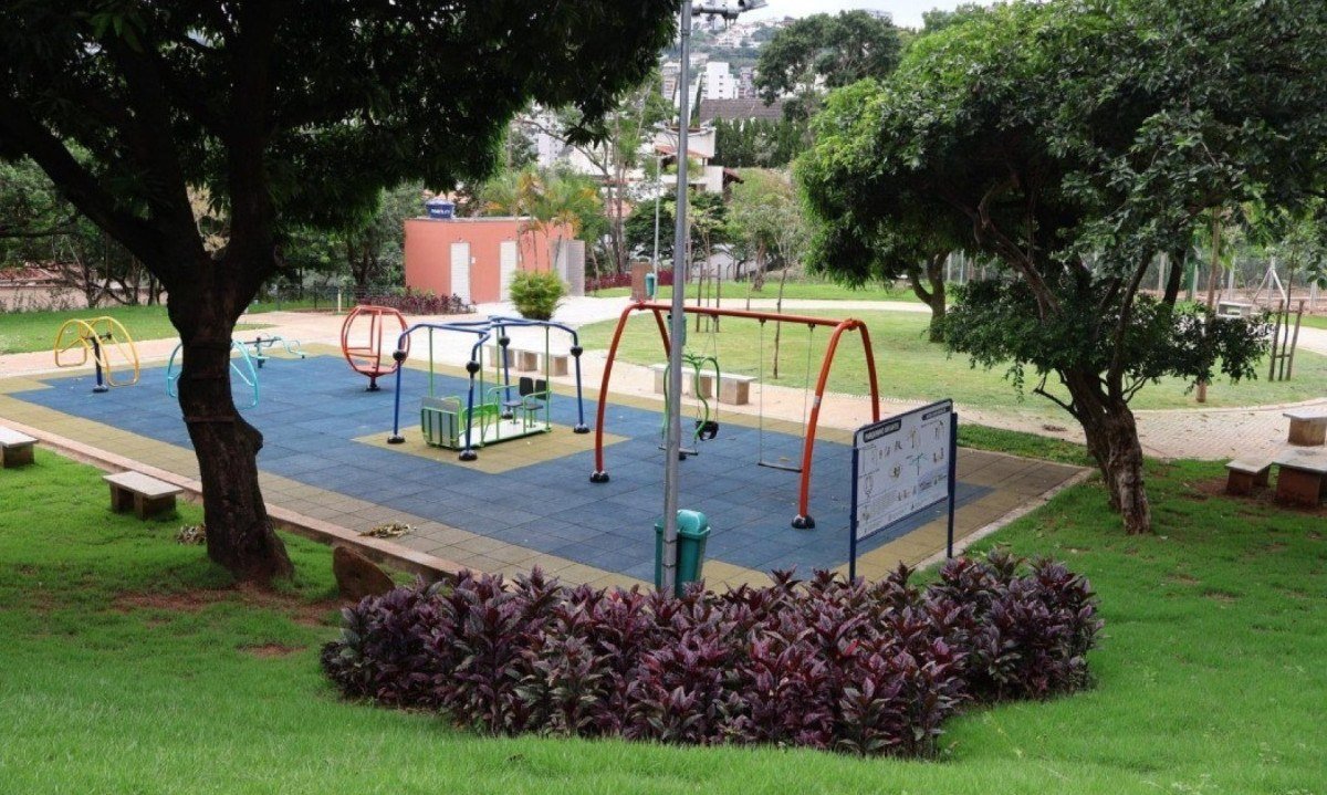 Parque Paulo Berutti é inaugurado no Bairro São Bento, em Belo Horizonte - (crédito: PBH/Reprodução)