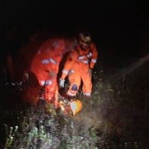 Mulher sofre queda em trilha no Parque do Itacolomi, em Ouro Preto - CBMMG/Divulgação