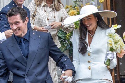 Dua Lipa e Callum Turner celebram casamento em cerimônia civil em Londres -  (crédito: Reprodução/ Redes Sociais)