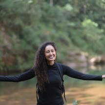 Mulher mapeia cachoeiras no entorno de BH usando transporte público - Leandro Couri/EM/D.A.Press