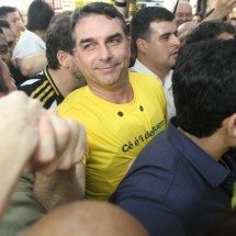 Visita de Flávio a Minas reforça articulações para palanque - Jair Amaral/EM/D.A.Press