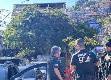Aglomerado da Serra e Pedreira Prado Lopes s&atilde;o alvos da opera&ccedil;&atilde;o em BH -  (crédito: Edésio Ferreira/EM/D.A.Press)