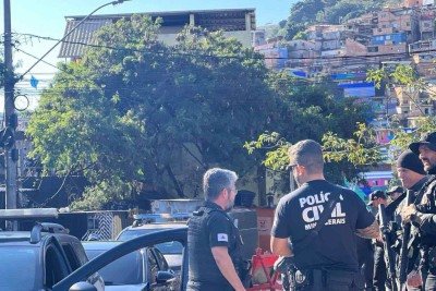 Operação Cerco Fechado acontece o Aglomerado da Serra em Belo Horizonte -  (crédito: Edésio Ferreira/EM/D.A Press)