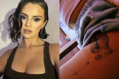 Tatuagem escondida de Selena Gomez foi feita por Keith McCurdy, o Bang Bang, tatuador que também já trabalhou com Rihanna e Vanessa Hudgens  -  (crédito: Instagram/ Reprodução)