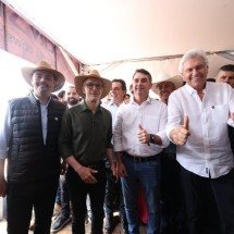Presidenciáveis de direita posam juntos em BH em clima de alinhamento - Gil Leonardi/ Governo de Minas