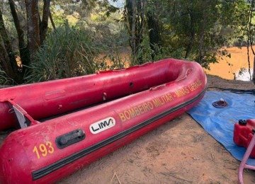 O corpo da vítima foi localizado pelos bombeiros nesta terça-feira (2/6) -  (crédito: CBBMG/ Divulgação )