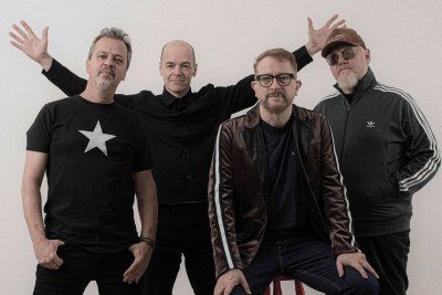 Os integrantes da banda Nenhum de N&oacute;s celebram 40 anos de carreira com show especial em Belo Horizonte. -  (crédito: Raul Krebs)