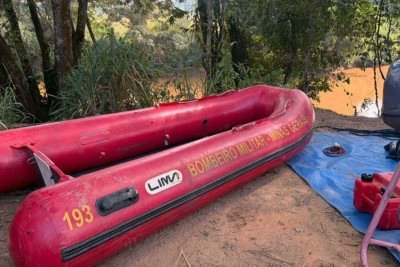 O corpo da vítima foi localizado pelos bombeiros nesta terça-feira (2/6) -  (crédito: CBBMG/ Divulgação )