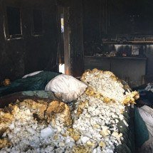 Menino de 3 anos morre em incêndio dentro de casa com 80% do corpo queimado - CBMMG/Divulgação