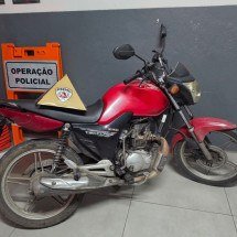 Motociclista de app tem moto roubada; suspeitos são detidos - PMMG/Divulgação