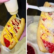 Depois do sucesso do x-bolo, confeiteira cria o cachorro-quente doce - Redes sociais