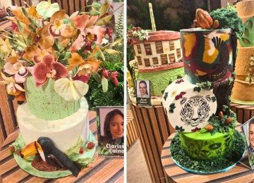 Brasilidade aparece no sabor e na decoração dos bolos -  (crédito: Maria Dulce Miranda / EM)