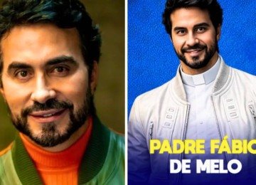 Padre Fábio de Melo ficou irreconhecível em versão de IA -  (crédito: Redes sociais)