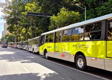 Transporte de táxis faixa do MOVE será limitado -  (crédito: Jair Amaral/EM)