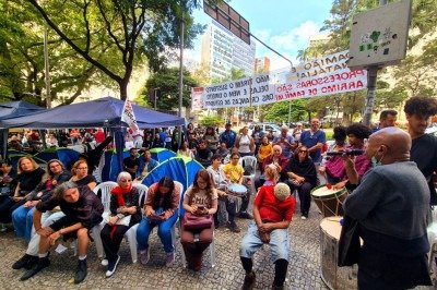 Greve dos professores da rede municipal de Belo Horizonte continua e chega ao 38º dia -  (crédito: Jair Amaral/EM/D.A. Press)