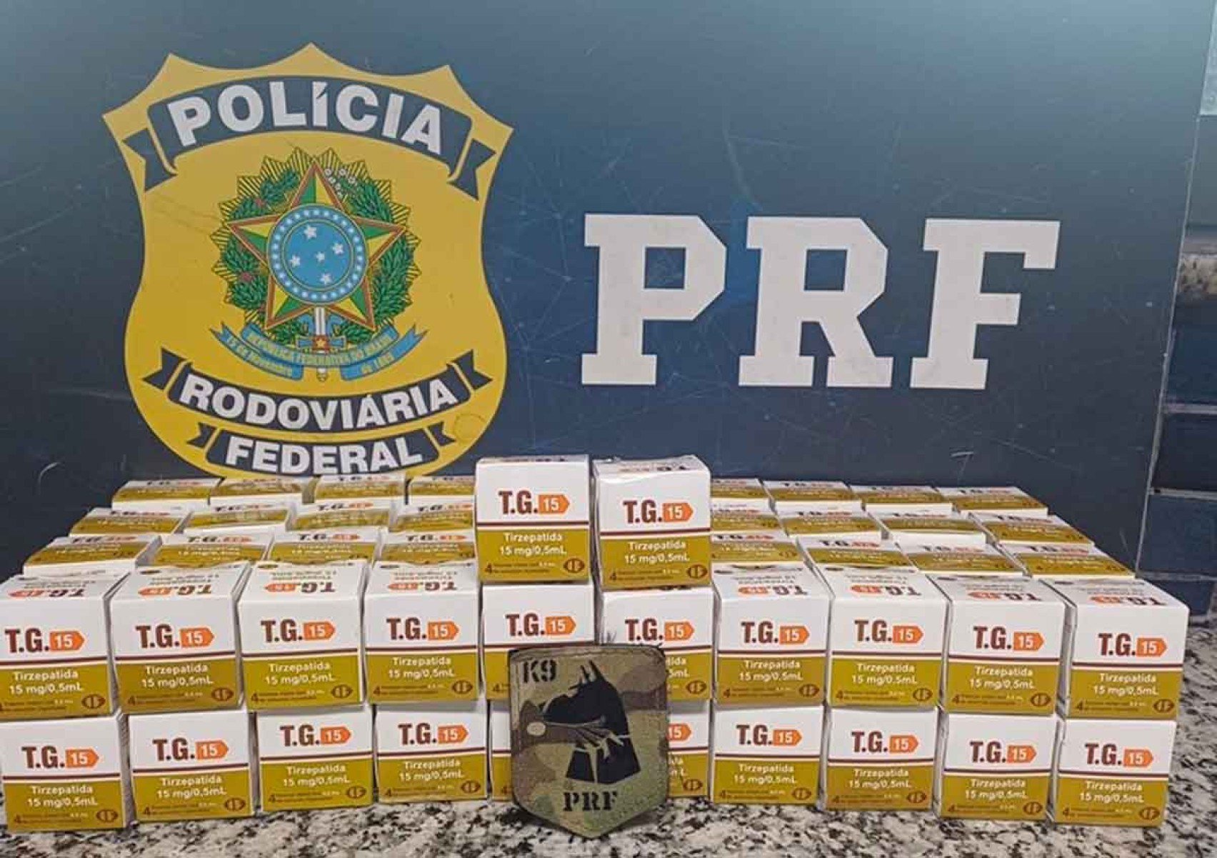 Na &uacute;ltima semana, a Pol&iacute;cia Federal recolheu mais de 200 ampolas contrabandeadas do Paraguai para  Minas Gerais