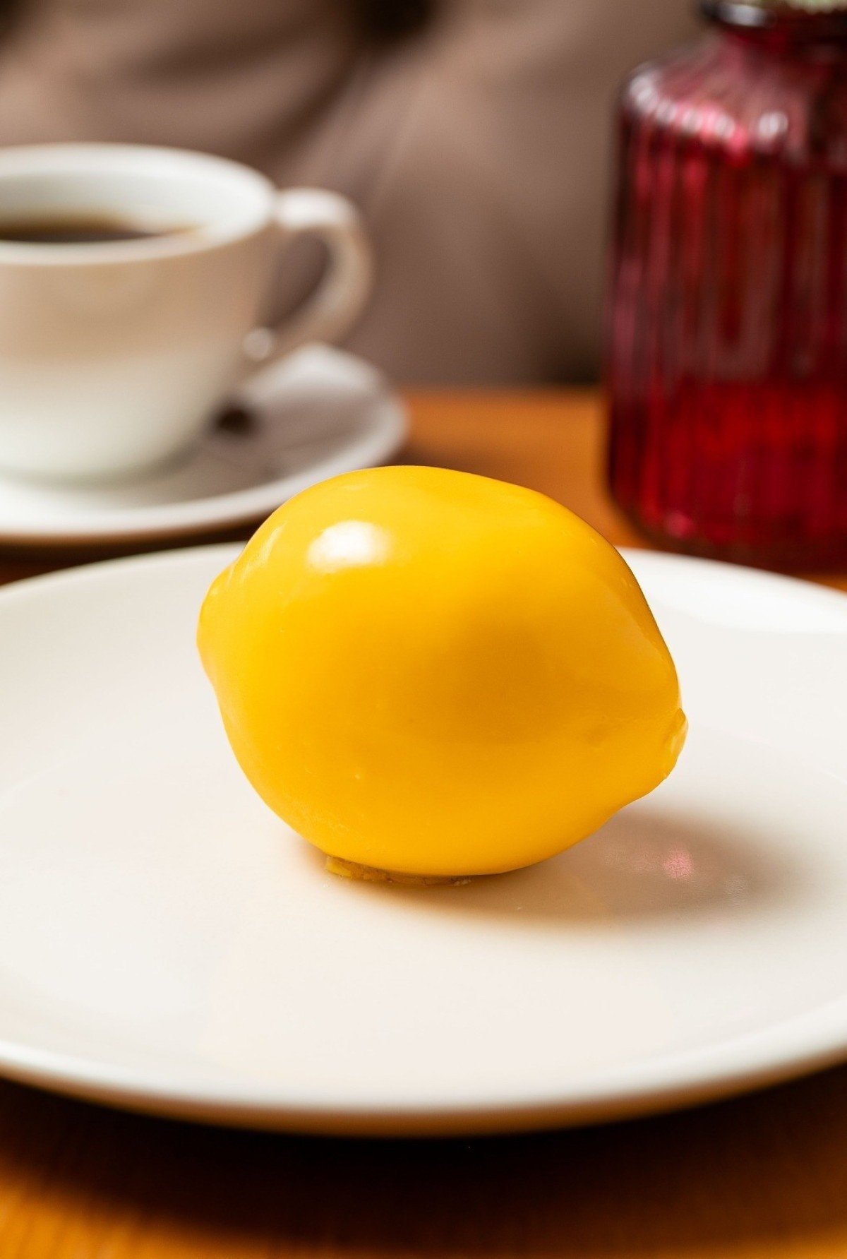 Entremet de lim&atilde;o e manjeric&atilde;o do Coisa de V&oacute; 