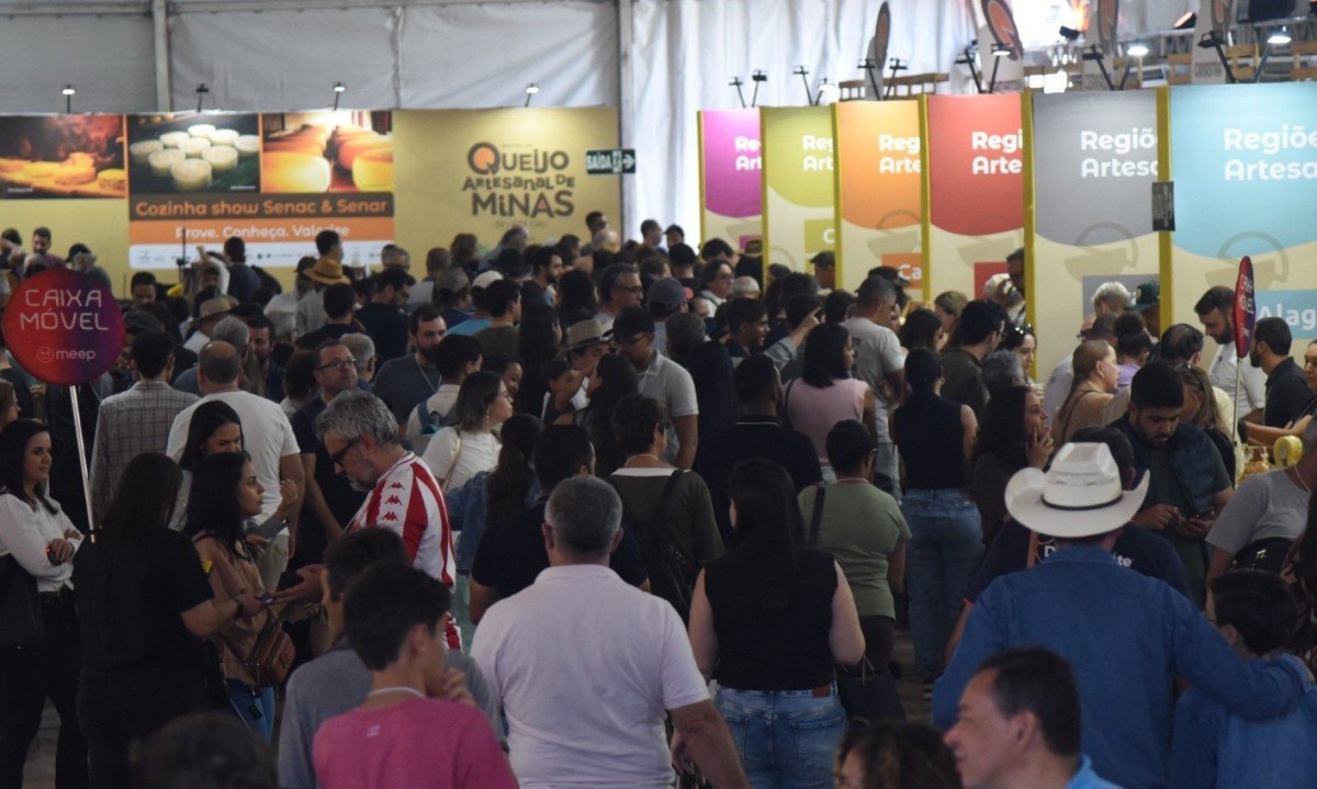 No Brasil, são cerca de 1 milhão de propriedades que trabalham com leite. Evento tem programação variada para receber 100 mil visitantes-Gladyston Rodrigues/EM/D.A. Press