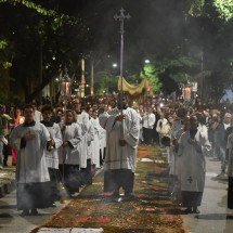 Corpus Christi: veja como foi a procissão de velas em BH - Ramon Lisboa/EM/D.A Press