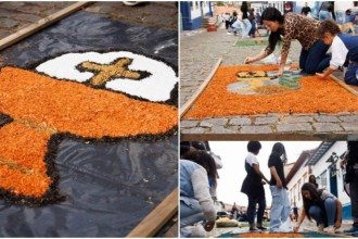 Corpus Christi: ruas de Sabará terão trânsito interditado para tapetes