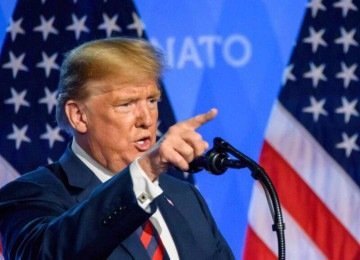 O presidente dos Estados Unidos, Donald Trump -  (crédito: Portal Giro 10)