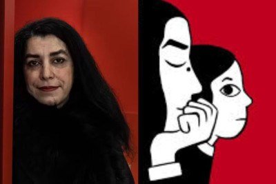 A escritora e cineasta franco-iraniana Marjane Satrapi, conhecida pela autobiografia em quadrinhos 'Persépolis' que foi adaptada para o cinema de animação, morreu aos 56 anos. -  (crédito: CHRISTOPHE PETIT TESSON (EFE) e Reprodução)