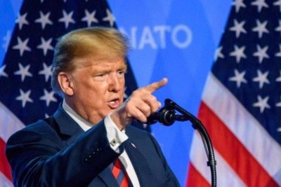 O presidente dos Estados Unidos, Donald Trump -  (crédito: Portal Giro 10)