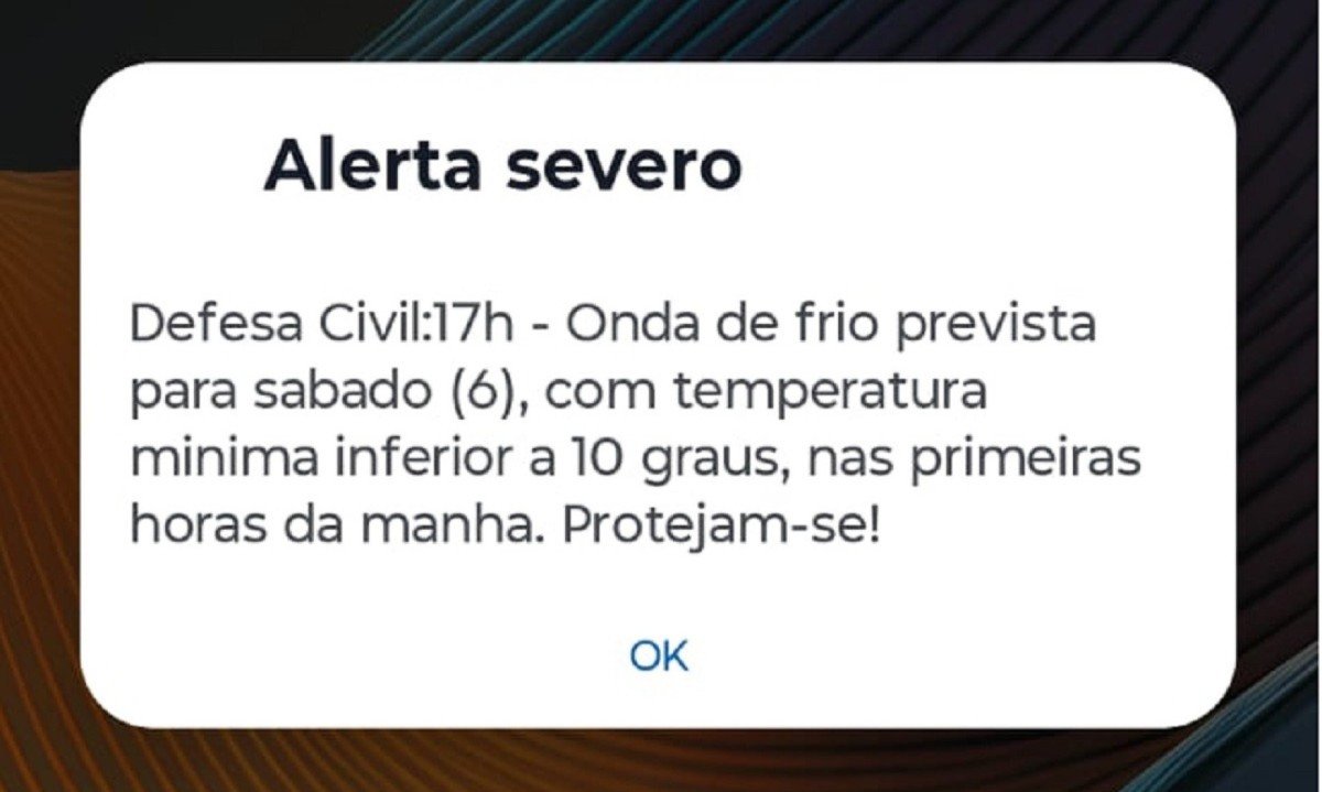 Defesa Civil de BH enviou alerta via celular para a popula&ccedil;&atilde;o 