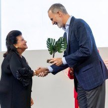 Luiza Helena Trajano recebe o South Summit Leadership Award - DINO