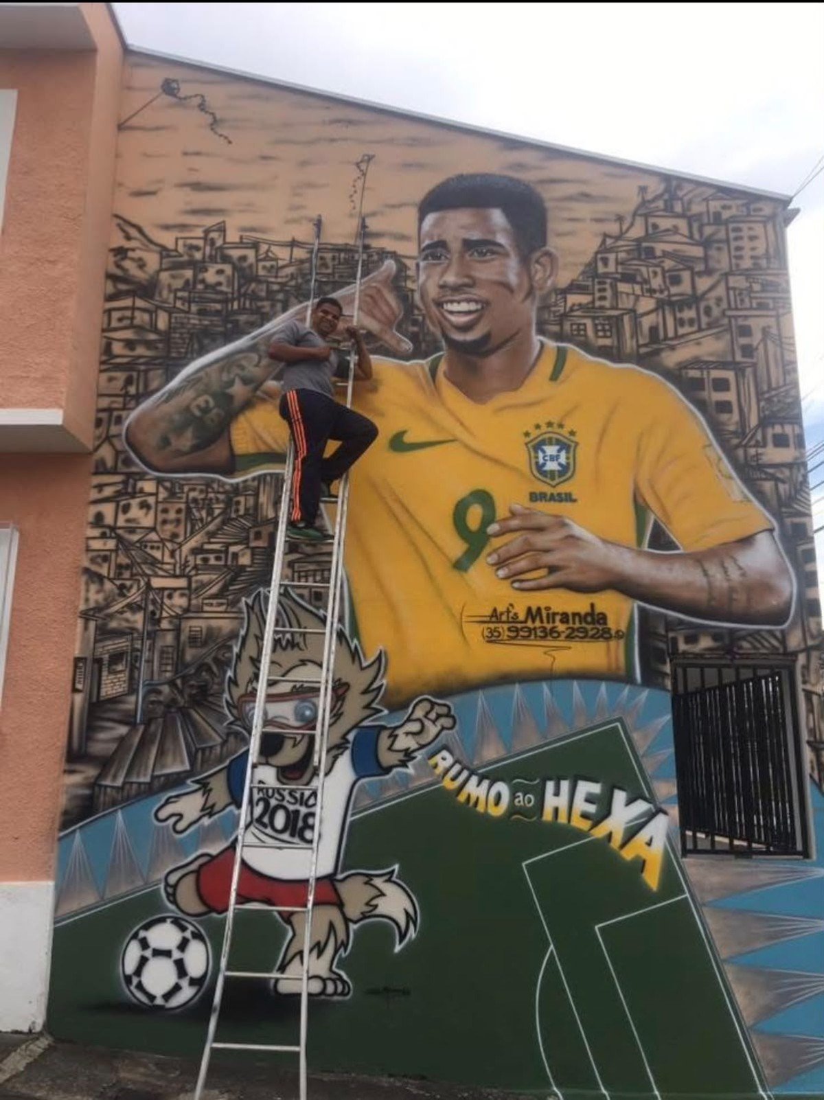 Mural da Copa do Mundo de 2018
