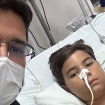 'Risco de infecção ainda é alto', diz pai de menino atacado por tubarão em PE - Reprodu&ccedil;&atilde;o/@lucasnemezio_ no Instagram