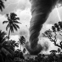 Natureza em pauta: prêmio reforça alerta global sobre mudanças climáticas - Imagem gerada por IA