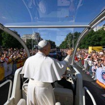 Papa Leão XVI celebra missa para mais de um milhão de fiéis em Madri - Simone Risoluti / VATICAN MEDIA / AFP