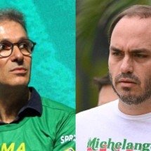 Zema orquestrou 'narrativa falsa para destruir' clã Bolsonaro, diz Carlos - Jair Amaral/EM/D.A Press e Evaristo SA / AFP