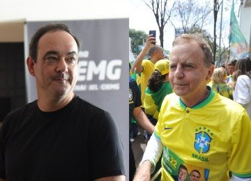 Flávio Roscoe e Vittorio Medioli passaram a ser avaliados pelo PL como alternativas para a corrida ao Palácio Tiradentes caso Cleitinho Azevedo decida não disputar o governo de Minas -  (crédito: Gladyston Rodrigues/EM/D.A. Press e Alexandre Guzanshe/EM/D.A Press)