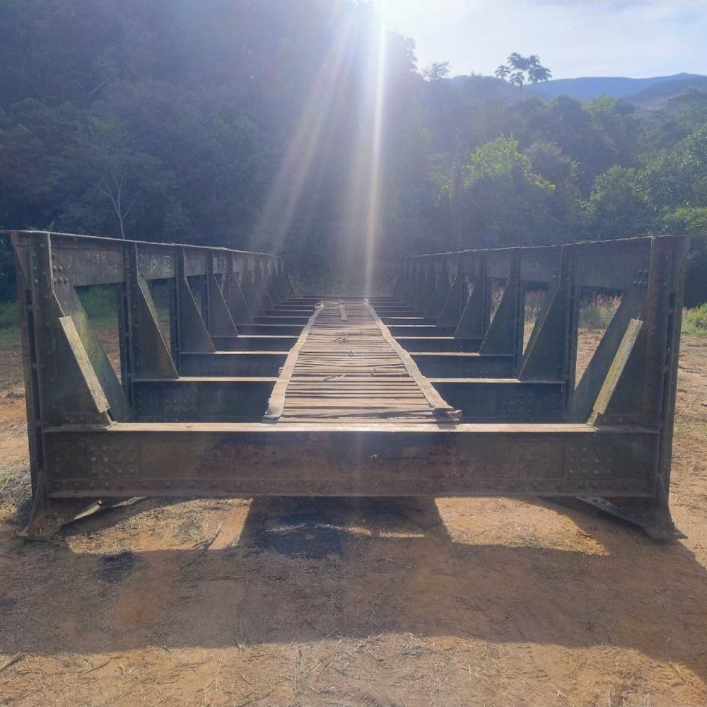 Ponte histórica furtada é encontrada no interior de Minas