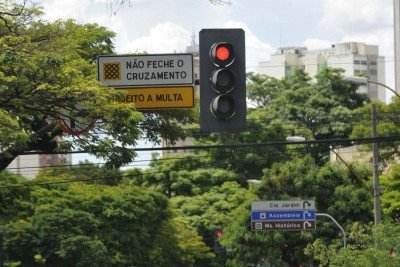 Semáforo de trânsito -  (crédito: Juarez Rodrigues/EM/D.A Press)