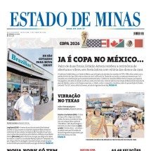 CONFIRA A CAPA DO ESTADO DE MINAS DO DIA 12/06/2026 - CAPA DO ESTADO DE MINAS