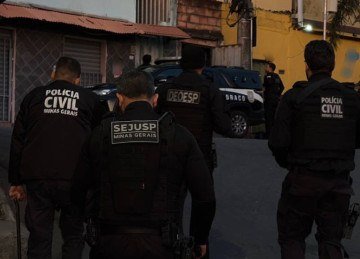 Líder de organização criminosa que atua na Vila Cemig, em BH, é preso em operação policial -  (crédito: PCMG/Divulgação)