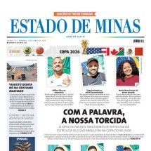 Confira a capa do Estado de Minas do dia 13/06/2026 - capa do Estado de Minas