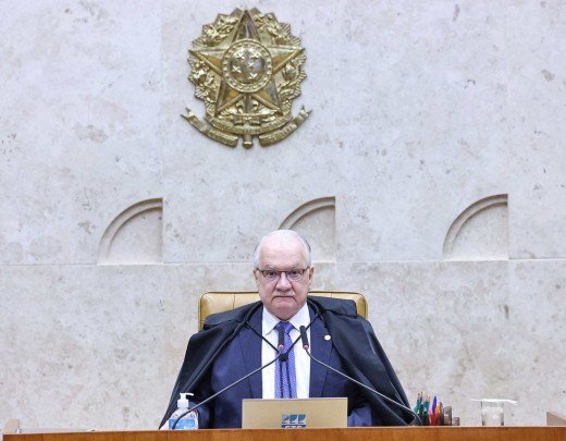 Fachin deve fazer a abertura da sessão da próxima terça-feira (15/9) envolvendo o ministro Moraes -  (crédito: Antonio Augusto/STF)