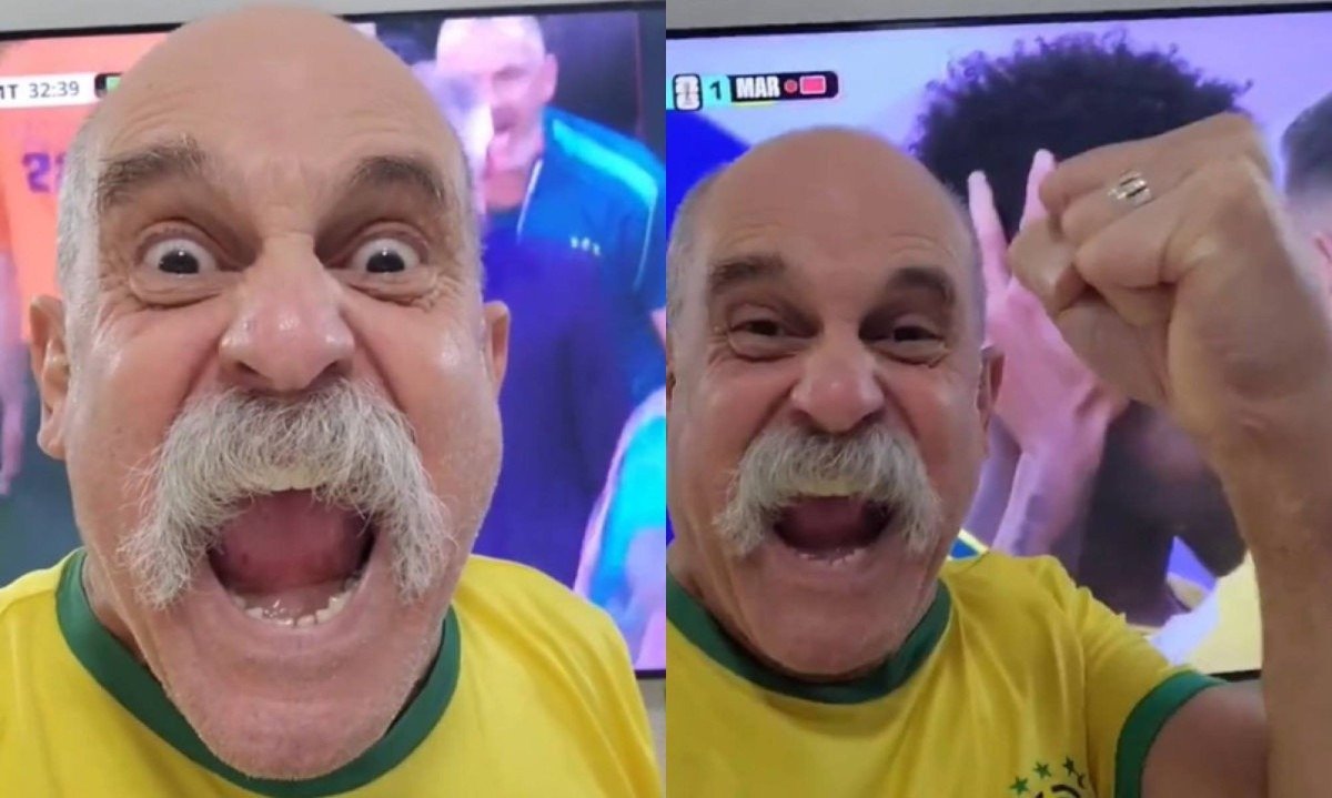 Deputado bolsonarista após gol do Brasil contra Marrocos: ‘Chupa PT!’ - (crédito: Reprodução/Redes sociais)