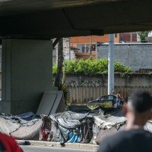 Moradores em situação de rua em BH serão auxiliados após prisão - Leandro Couri/EM/D.A.Press